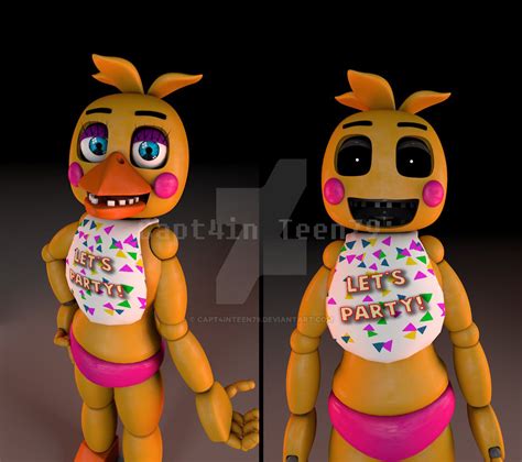 chica fanart|toy chica full body fanart.